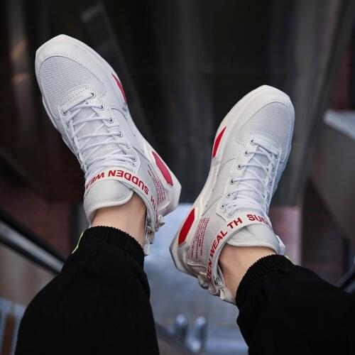 Solid for hot sale 2020 male high mesh casuales zapatos hightop top mens sapato Fashion breathable Sneaker informales Shoes on