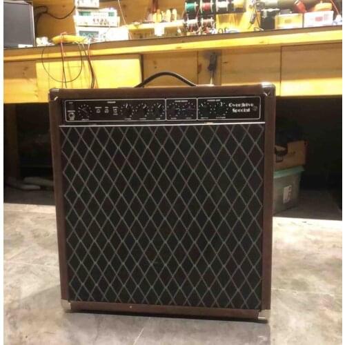 Hand Made Custom Electric Guitar Amplifier Combo Head G-ODS 30W JJ Tubes Vox Cloth Brown Tolex All can be Customized