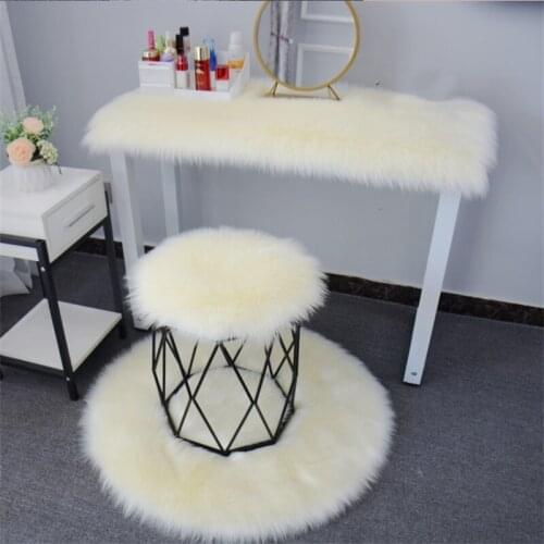 Rectangle Carpet Home Decor Long Plush Rug Childrens Mats Sofa Living Bedroom Bedside Mat Balcony Carpets Anti-Slip