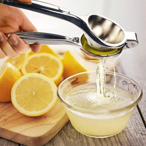 Manual Juicer Stainless Steel Squeezer Kitchen tool Citrus Fruit Juicer Lemon Squeezer Home Gadget Hand Press Kitchen Accessory