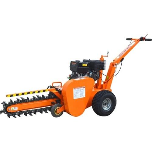 Farmland Trencher Petrol Power Laying Ditching Machine 7HP Trench-Hoe Trencher