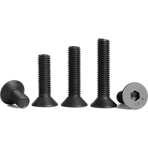 1/4-20 3/8 1/2 5/8 3/4 Inch 10.9 Grade BSF British Standard Fine Thread Carbon Steel Flat Countersunk Head Hexagon Socket Screw