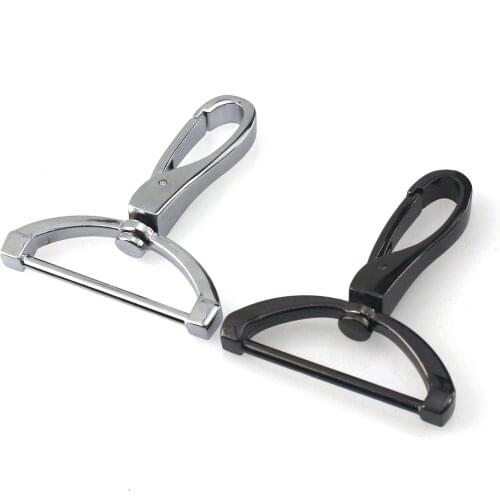 1pcs Metal Large Snap Hook Swivel Eye Trigger Clasps Clips for DIY Leather Craft Bag Strap Belt Webbing Keychain Hooks 2 Colors