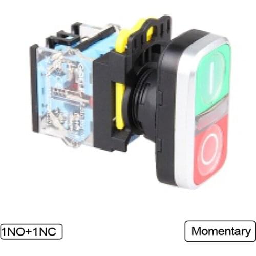 5 PCS Push button switch Flush buttons Graphics or text Waterproof IP65 LA115-B5-11RD-W31