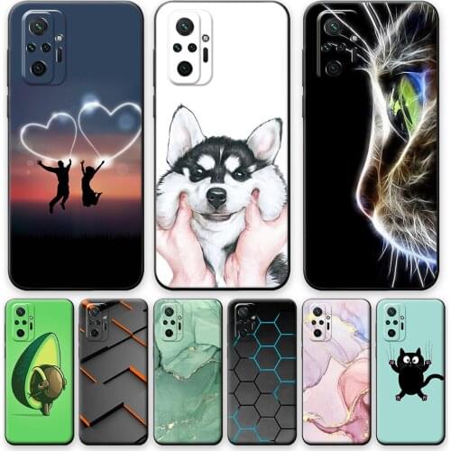 For Redmi Note 10 Pro Case 6.67" Cartoon Phone Cover For Xiaomi Redmi Note 10 Pro Soft Silicone Shell For Redmi Note 10 Pro Case