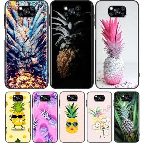 Tropical Fruit Pineapple For Xiaomi Poco X3 NFC M2 X2 F2 C3 M3 Pocophone F1 Pro Mi Play Mix 3 A2 A1 6 5 lite Phone Case