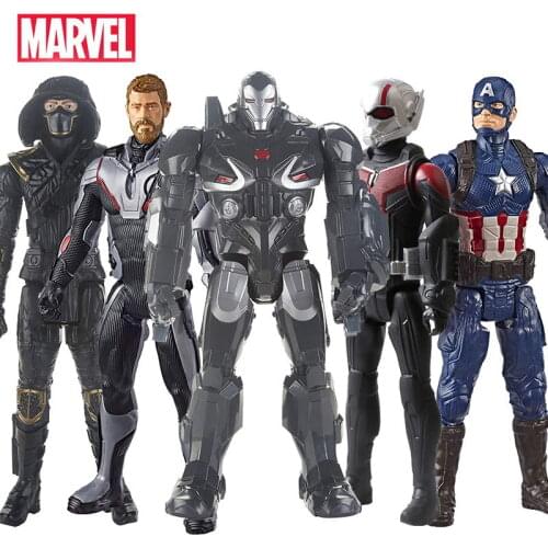 30cm Marvel the Avengers 4 Toys Ant Man Hawkeye War Machine Thanos Captain America Iron Man Action Figure for Children Christmas