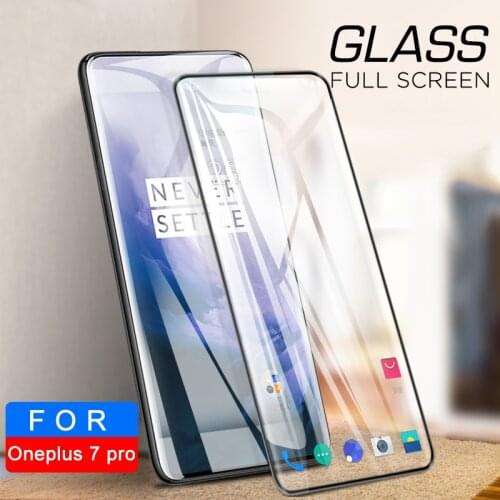 GerTong Full Cover Film For Oneplus 7 6 6T 5 5T Screen Protector For Oneplus7 For One Plus 6T 6 5 Full Screen Tempered Glass HD