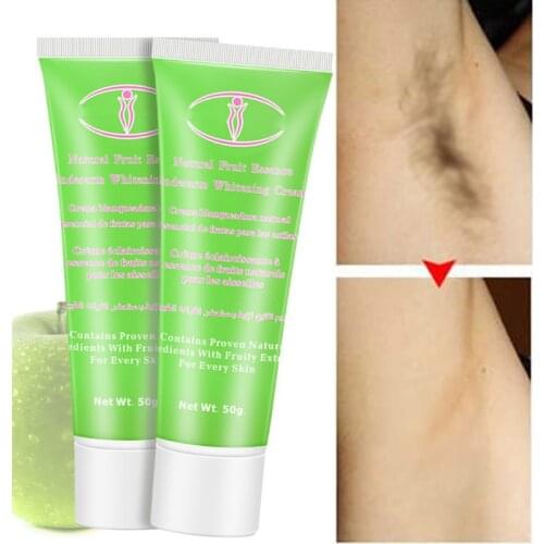 50g Armpit Underarm Whitening Cream Body Cream Dark Skin Lightening Whitener Intimate Black Removal