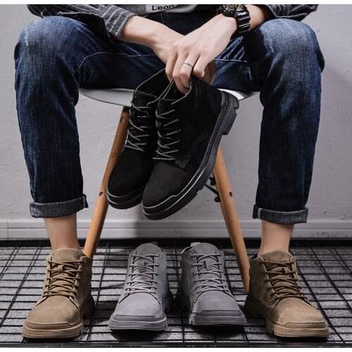 Hot flat Sneaker mens for casual fashion sport new shoes leather sneakers loafers black Mens male boots men man mens causal