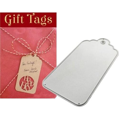 Tag Metal Cutting Dies Stencil Scrapbooking DIY Album Stamp Paper Card Embossing 85DA