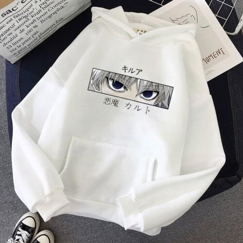 Cute Women Hoodies Hunter X Hunter Women Pullovers Hoodies Sweatshirts Killua Zoldyck Hisoka Anime Hoody Streetwear Tops