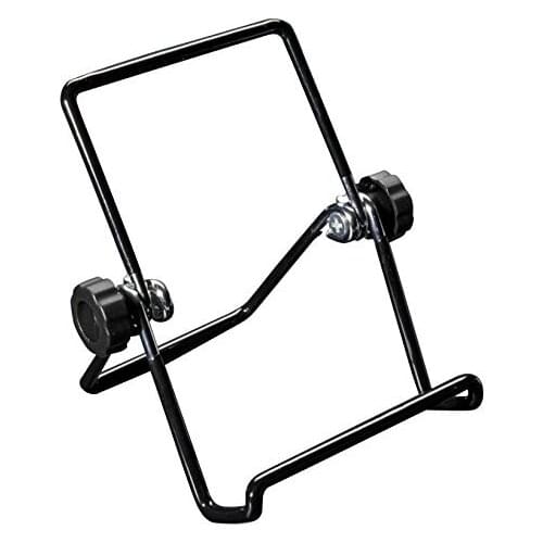 Multi Purpose Small Portable Easel Adjustable Stand Display, Heavy Duty Anti-scratch Vinyl Coated Wire, Selectable Viewing Angle