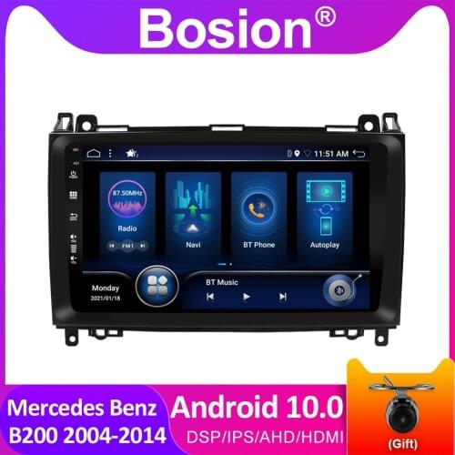 Bosion Android 10 Car DVD Multimedia Player For Mercedes Benz B200 Sprinter W906 W639 AB Class W169 W245 Viano Vito GPS 2 din