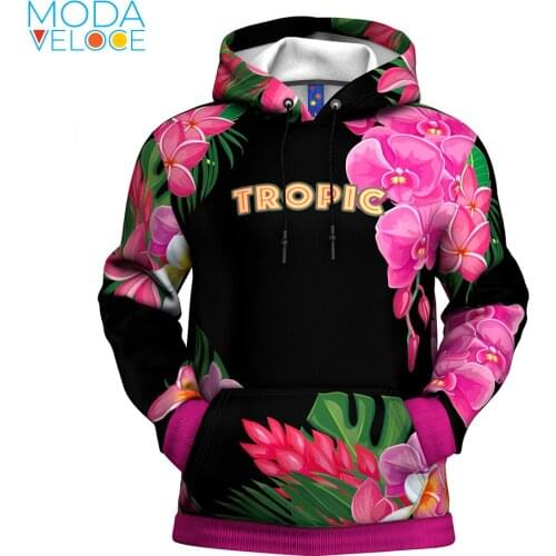 3d print Floral Men Tropic Exotic Hibiscus 2021 New Trend Mens Womens Fashion 3D Hoodie Hooded Sweatshirt Hip Hop Casual