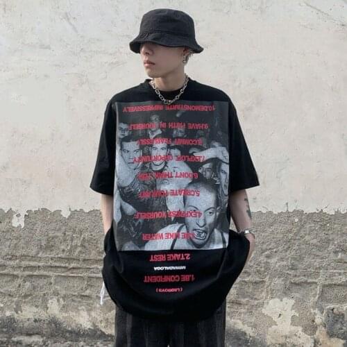 New 2021 summer short sleeve t-shirt mens loose top