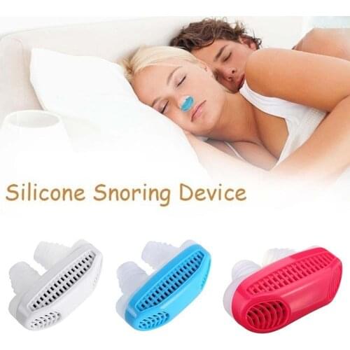 Soft Silicone Anti Snore Device Nasal Dilators Apnea Sleep Aid Equipment Stop Snoring Stopper Nose Clip Anti-snore sleeping tool