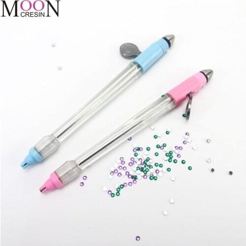 2020 New Arrivals Make Beauty Pen tools Pen Accessories Point Mosaic Tool Hand Carved Resin Color Pens With Diamond