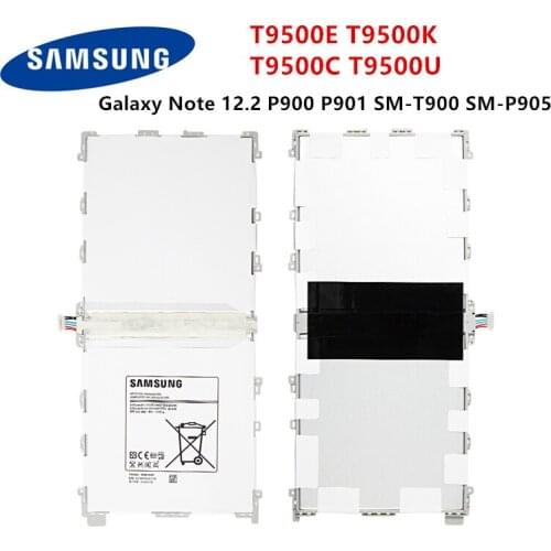 SAMSUNG Orginal Tablet T9500E T9500K T9500C T9500U Battery 9500mAh For Samsung Galaxy Note 12.2 P900 P901 P905 T900 SM-P900