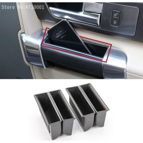 Plastic Car Door Handle Storage Box Glove Armrest Box For Land Rover Discovery 4 LR4 2010-2016 Car-styling Accessories