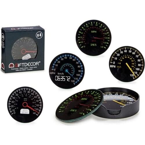 Coasters Speedometer (4 Pieces)