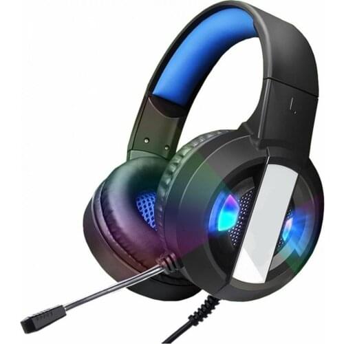 Wired Headset Gaming Headset Wired 3.5mm Stereo Large Headphone Noise Canceling Over Ear Headphone Auricular For Pc Phone 2021