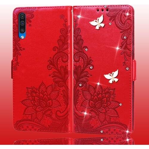 Luxury Leather Case For For Samsung A50 A50S Case SM-A505F Bling Cover Galaxy A30S Case For Samsung A30S Fundas Coque Cover