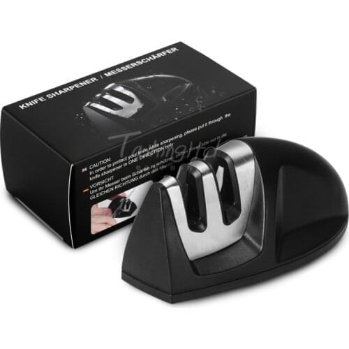 1pcs 2 Stages Knife Sharpener Professional Sharpening Stone Tungsten Steel Ceramic Kitchen Knives Accessories Cocina Home