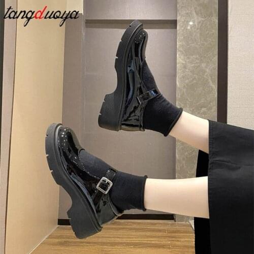 Lolita Shoes Women Japanese Style Vintage Soft Sister Girls High Heels Waterproof Platform College Student Cosplay Costume Shoes