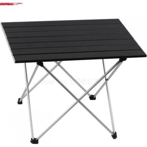Outdoor Folding Tables And Chairs, Lightweight Portable Beach Camping Barbecue Leisure Travel Picnic Table