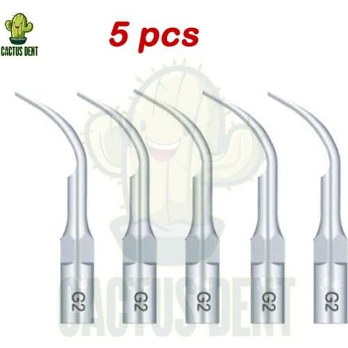 Ultrasonic Scaler EMS Woodpecker Piezo Tips Dental Scaling Insert Instrument G2 for Supragingival Calculus Removal Dentistry Tip