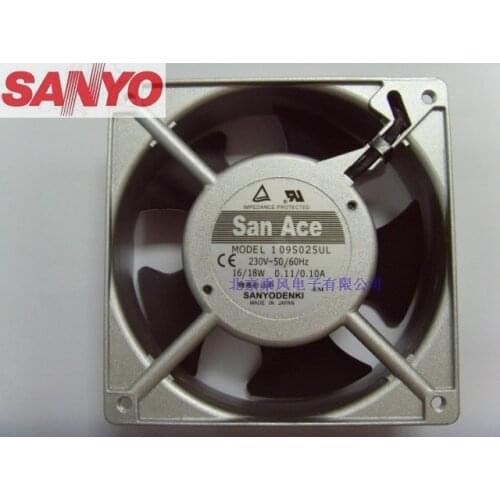 For Sanyo 109S025UL 12038 120mm 12cm AC 220V 0.11A 16/18W server inverter cooling fan