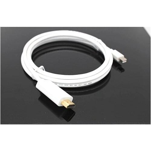 High Quality 1.8M/6FT Mini DisplayPort DP Male to HDMI Male 1080P Cable Adapter Converter For Apple Macbook Mac Air