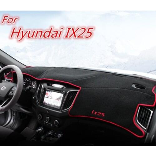 Automobile Instrument Panel Shading Pad Dashboard Cover Light Pad Dark Mat For Hyundai Creta Ix25 2015 2016 2017 2018