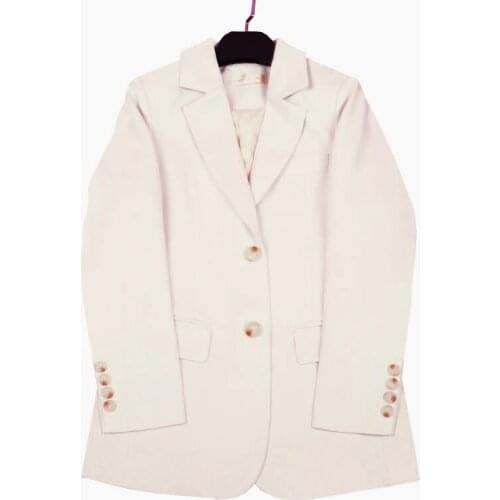 Femme Single Breasted Hot Sale Office Lady Blazer Coat High Street Women Korea Casual Jackets Long Sleeve Suit Outerwear