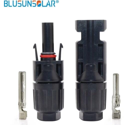 2 Pairs Solar PV Cable Panel Connector Male And Female Connector 30A 1000V For PV Cable 2.5/4/6mm Solar Panel Connect Rated