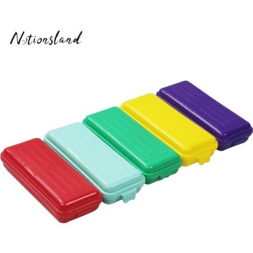 Random Color 1PC Plastic Crochet Hook Storage Box Pouch Knit Crocheting Needle Case Knitting Tools Organizer