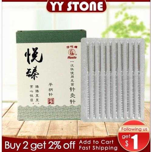 100pcs/box Acupuncture Needle Disposable Needle Acupuncture Beauty Massage Needle health care healthcare moxibustion