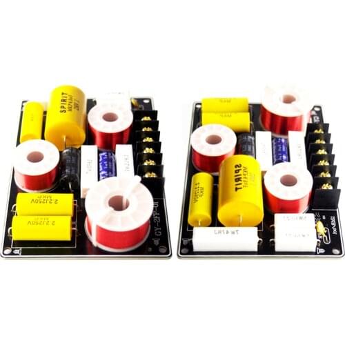 2PCS 2 Way 150W Speaker Tweeter Woofer Frequency Divider Home Theater Circuit Stereo 2Unit Audio Crossover Filters