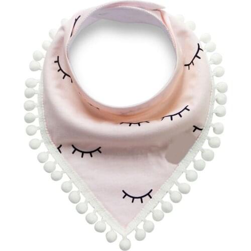 3Pcs/Lot Baby Bandana Bibs Extra Soft Natural 100% Cotton Baby Drool Bib for Drooling and Teething Super Absorbent Baby #0110