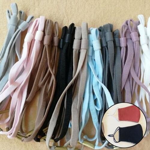 50pcs Adjustable Elastic Cord Buckle Rubber Band Stretch String For Home Handmade DIY Crafts Masks Sewing Accessories Supplies
