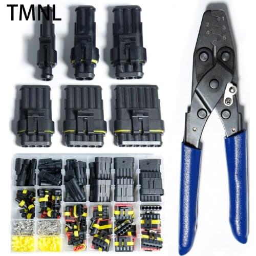 Car Electrical Motocycle Harness Male Female seal Waterproof Wire Connector Automotive Plug Terminal crimping pliers Hand tools