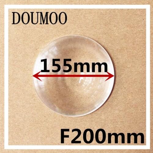 Free shipping support dropshipping 1 pcs Diameter 155 mm Fresnel Lens Focal length 200 mm round plastic magnifying lens