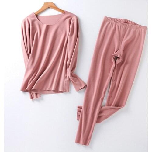 Fdfklak M-4XL Thick Fleece Winter Sleepwear New Long Sleeve Trousers Nightwear Pajamas Women Warm Heating Ladies Pijamas Set