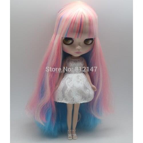 Nude blyth doll( Multicolored hair )