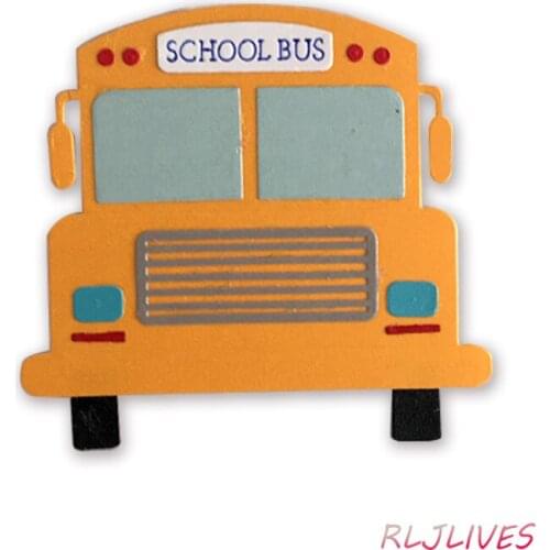 School Bus Metal Cutting Dies Stencils for DIY Scrapbooking Stamp/photo album Decorative Embossing DIY Paper Cards