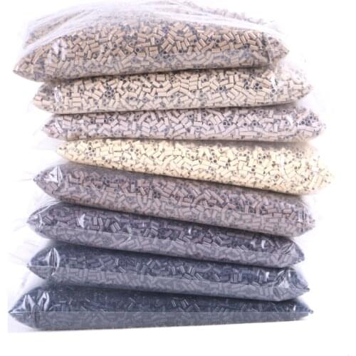 8000pcs 2.8x2.3x7mm 8 Colors Choice Euro Copper Micro Tubes with Flared End for Stick I-tip Hair Extensions