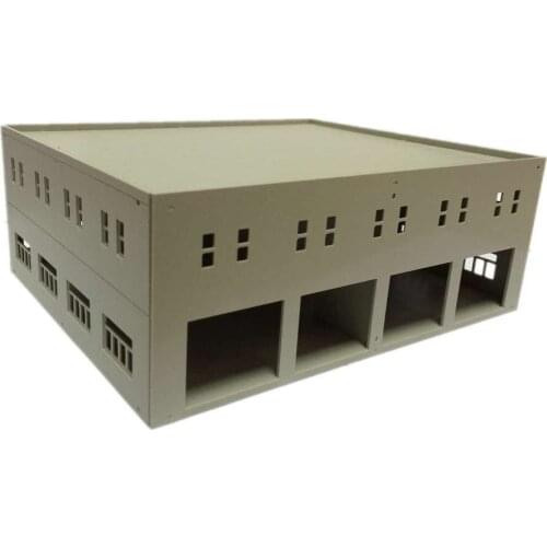 Outland Models Garage / Logistics Centre Unpainted HO OO Scale Train Railway