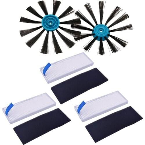 New Side Brush + HEPA Filter Kit for Bissell EV675 Robotic Vacuum Cleaner Accessories