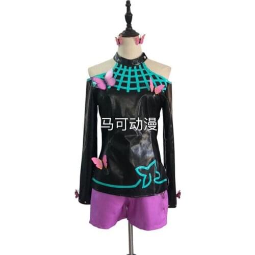 2020 JoJos Bizarre Adventure Jolyne Cujoh Kujo Cosplay Wigs Costumes Custom Made